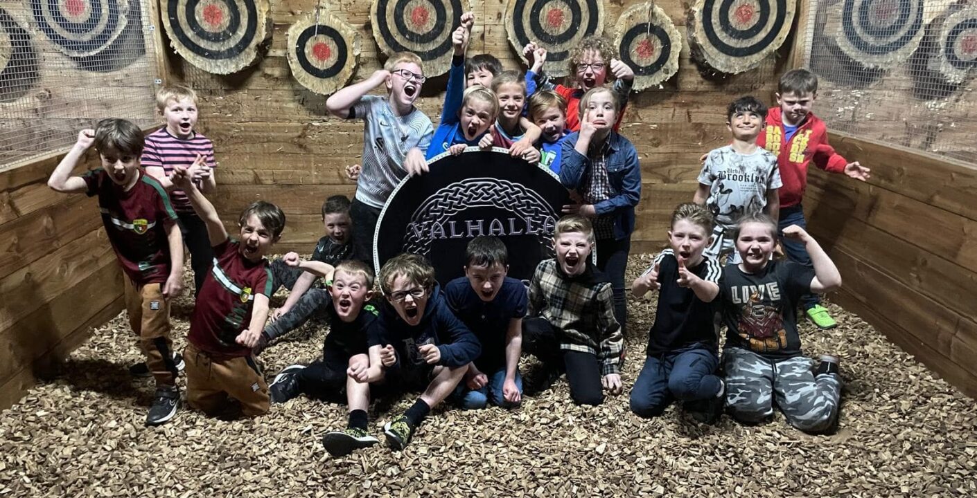 Kids in a group for Colchester activities for SEN children